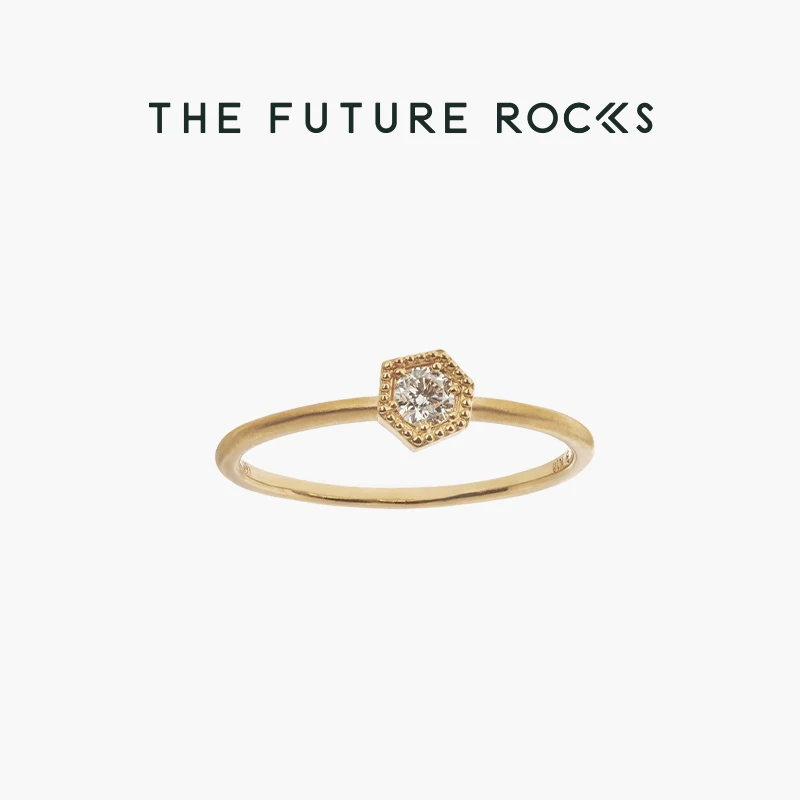 【合成/培育】TFR假日午后系列戒指18K金培育钻石