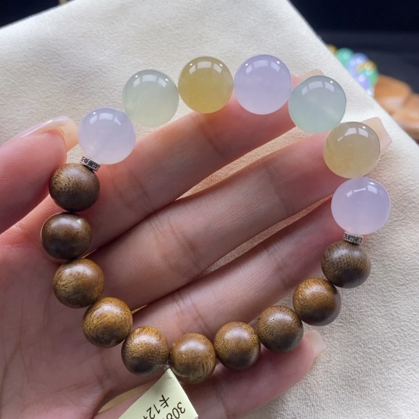 【闪购商品】沉香木手串夕阳红手串卡12+