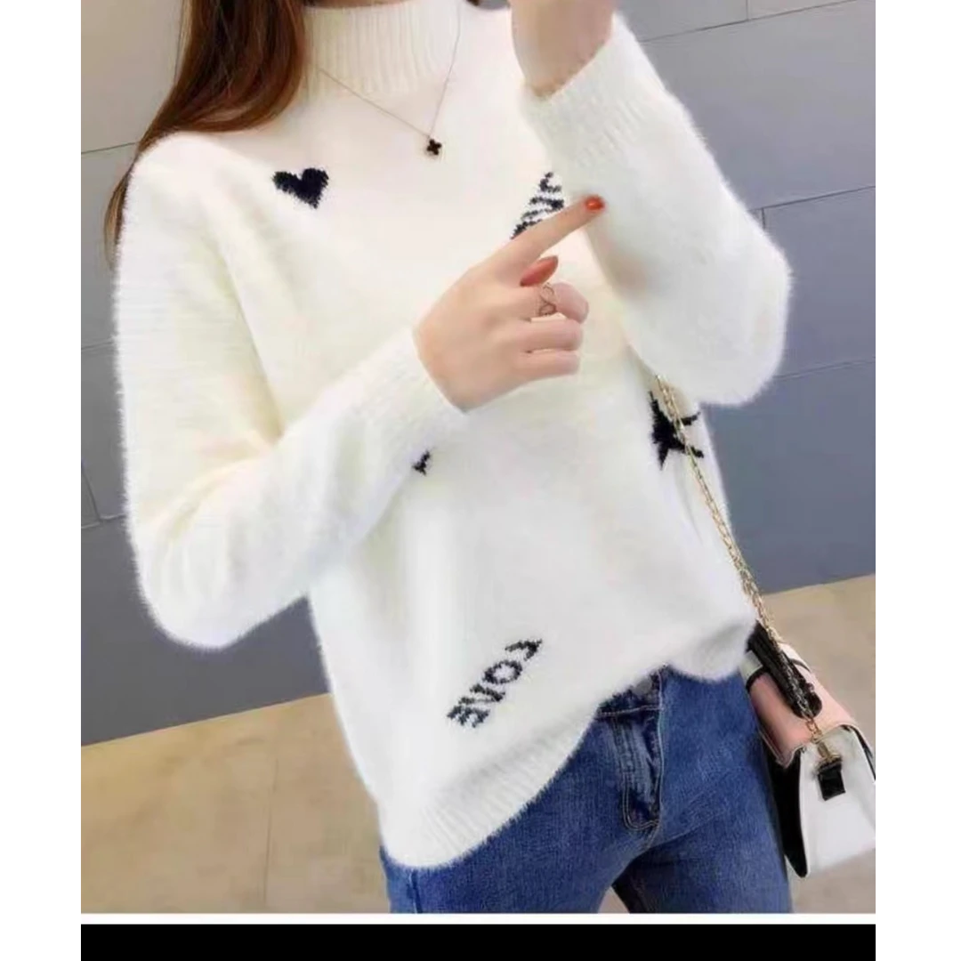 【高端女装】2024新款时尚气质百搭毛衣HJ-866