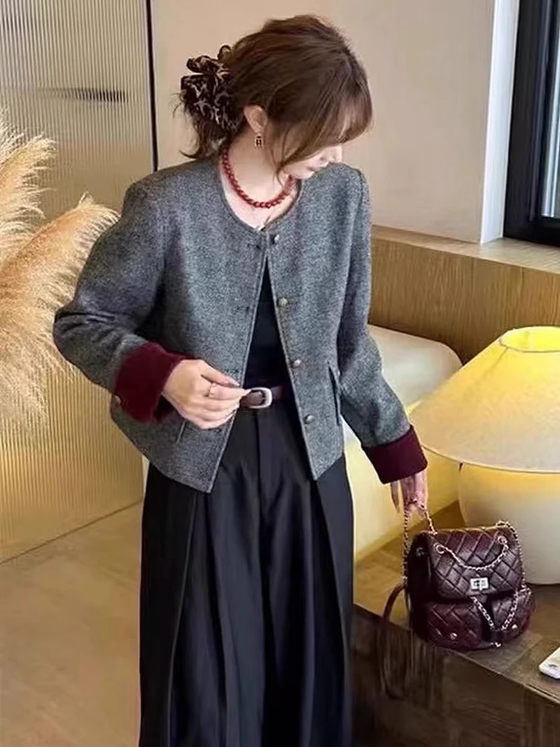 【高端女装】2024新款时尚气质外套HJ-1118