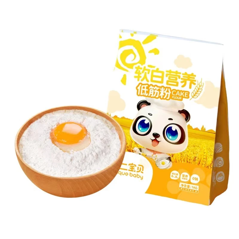 不二&宝贝软白营养低筋粉面粉