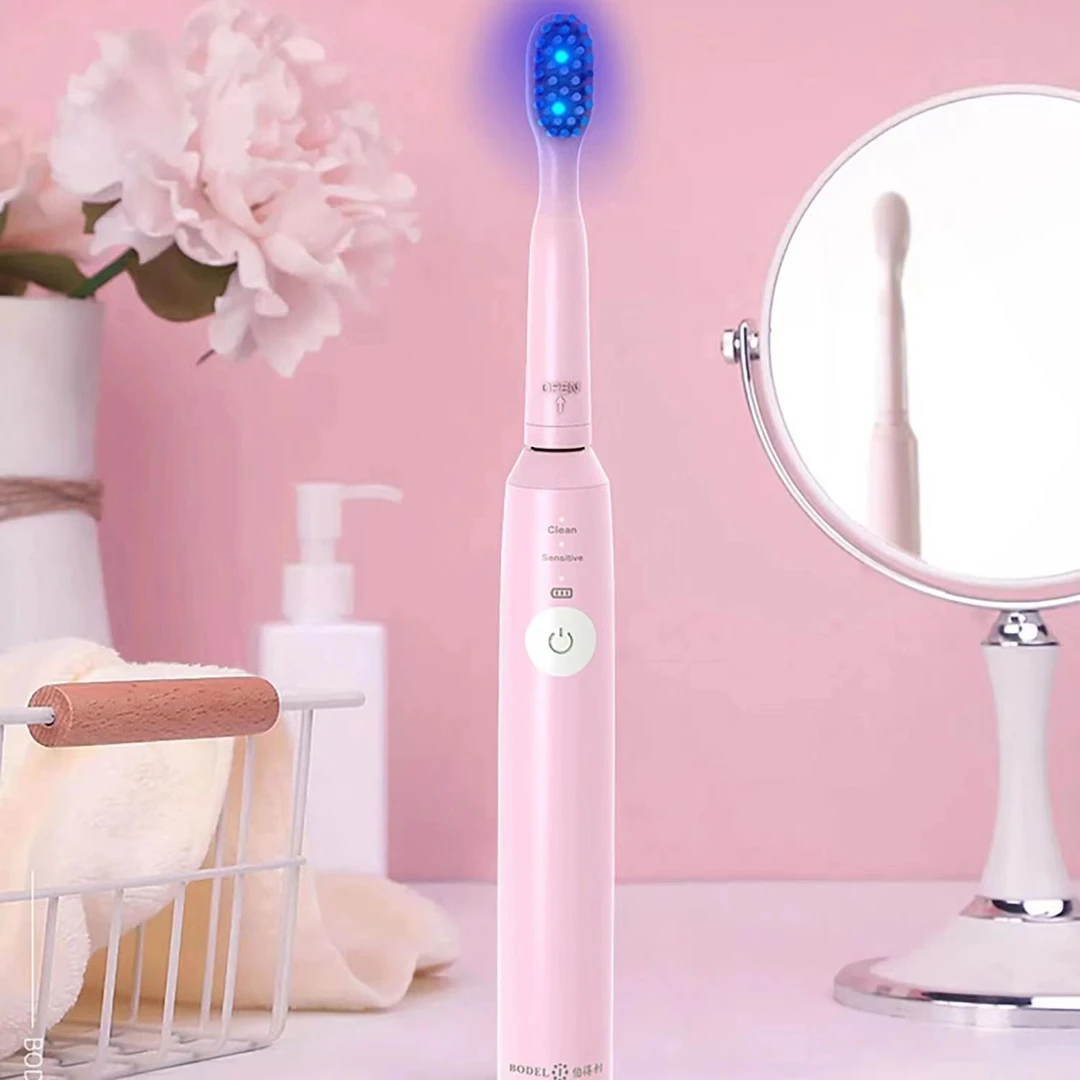 A041#蓝光全自动软毛超声波牙刷