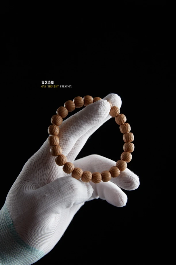 【壹念出品】精品猴头手串 纯手工星河云锦 全品无暇5S级别