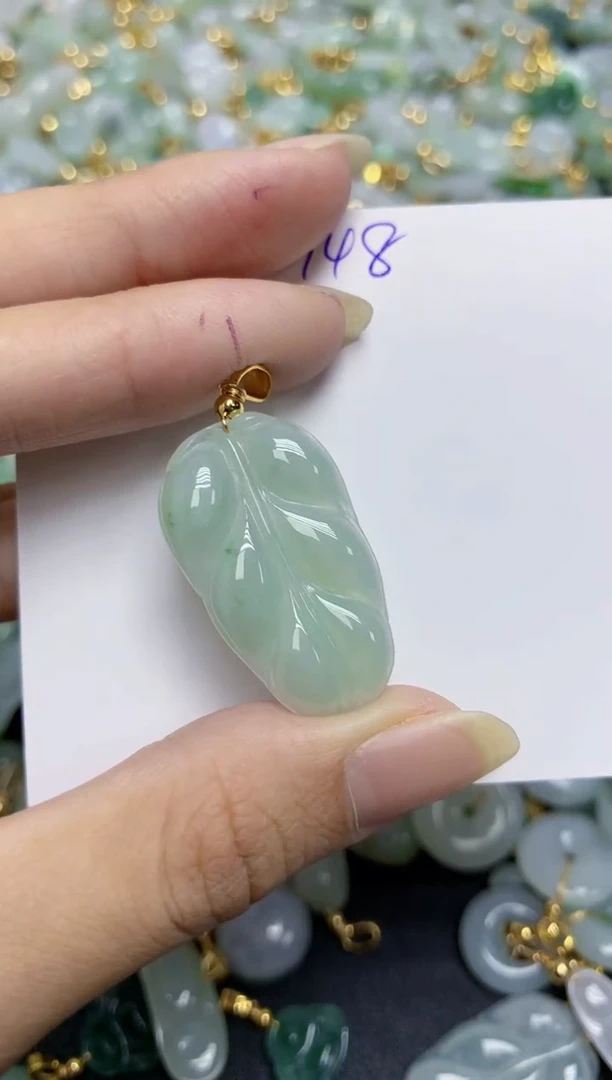 【闪购商品】翡翠挂件合金天然缅甸翡翠A货