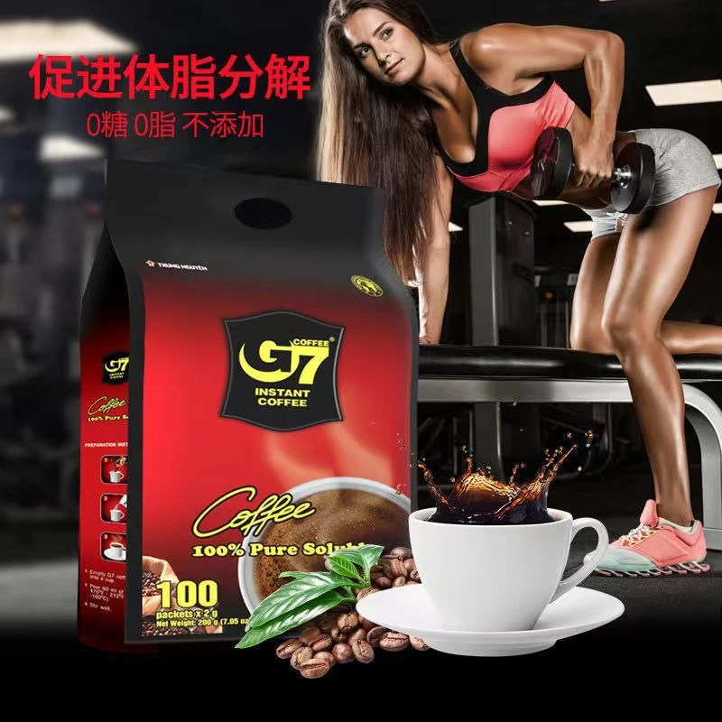 G7COFFEE【粉丝福利】进口越南G7咖啡美式萃取纯黑苦咖啡200g/袋