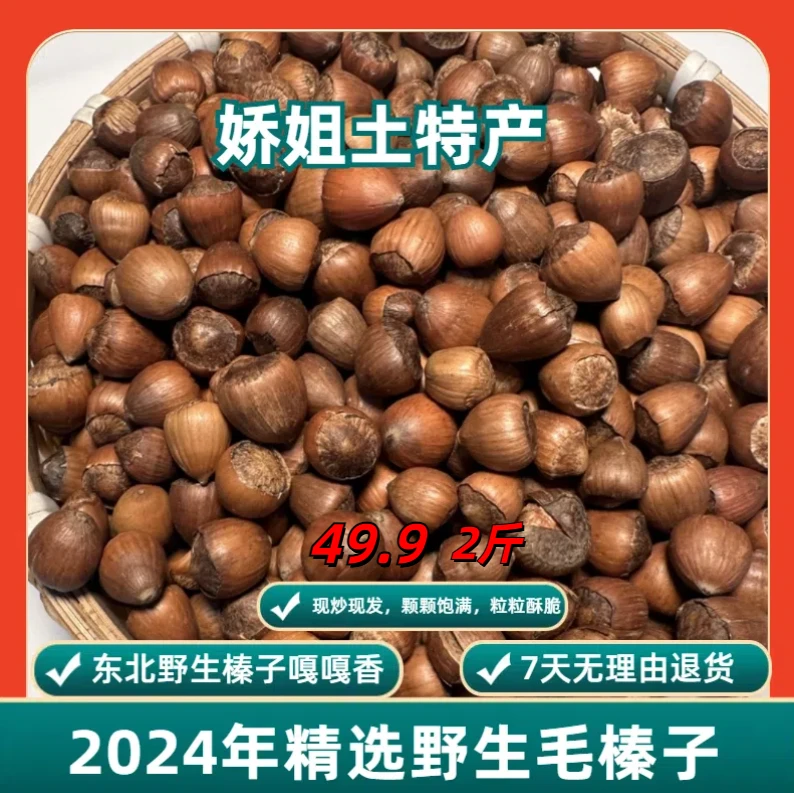 2025年新炒野生毛榛子送礼 榛子