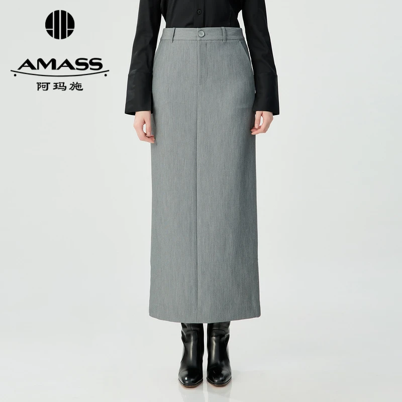 AMASS/阿玛施阿玛施新款时尚气质直筒半身裙女5200472短裙