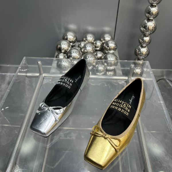 【现货】2024新款欧洲站女鞋百搭一字带瓢鞋方头时尚玛丽珍鞋Z299-1