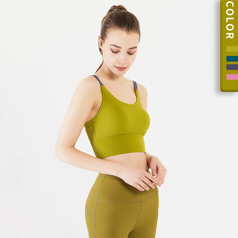 WX-076高端防震运动内衣女韩版美背健身文胸防下垂专业运动上衣