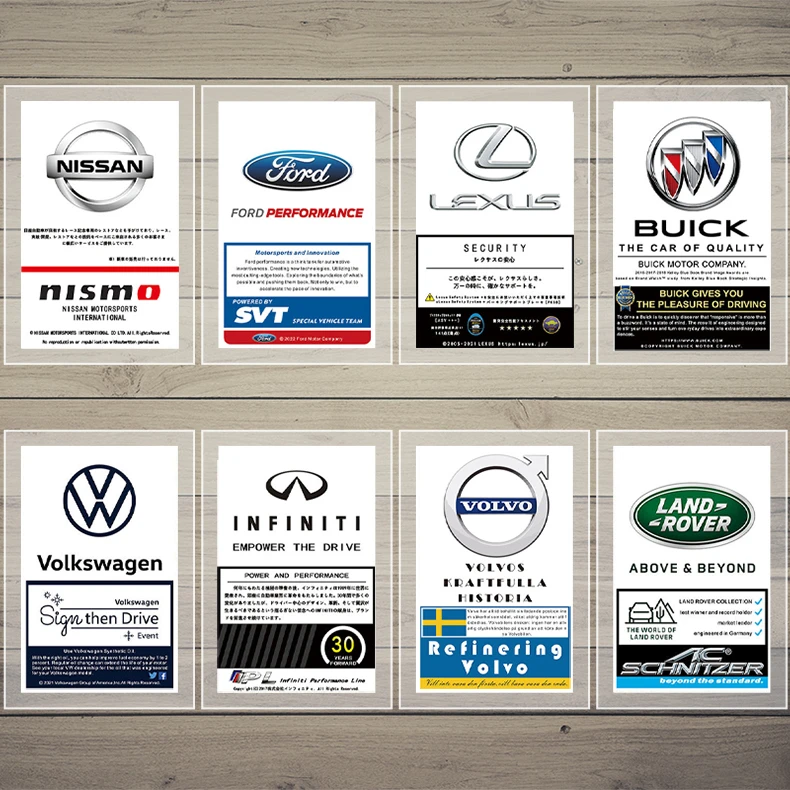 德系日系JDM车贴改装静电贴纸前挡风玻璃侧窗划痕遮盖装饰贴纸