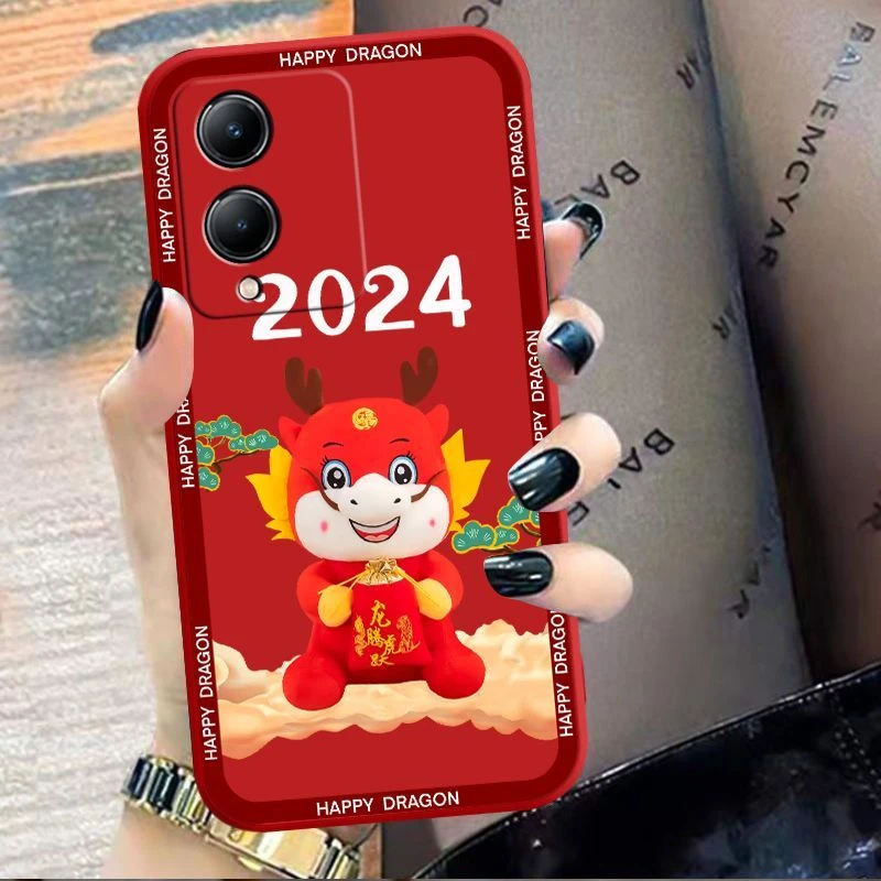 vivoy36手机壳y36m龙年硅胶保护套y36i男女全包防摔液态直边软壳