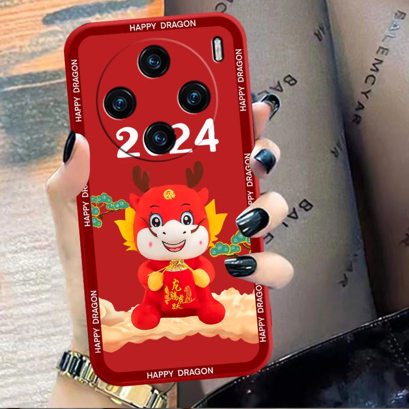 vivoX100手机壳X100Pro龙年硅胶保护套男女全包防摔液态直边软壳