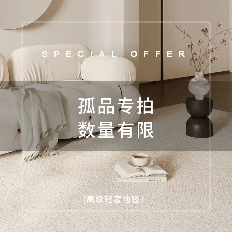新店编号51-100现代简约大气床边客厅大地毯大面积客厅室内地毯