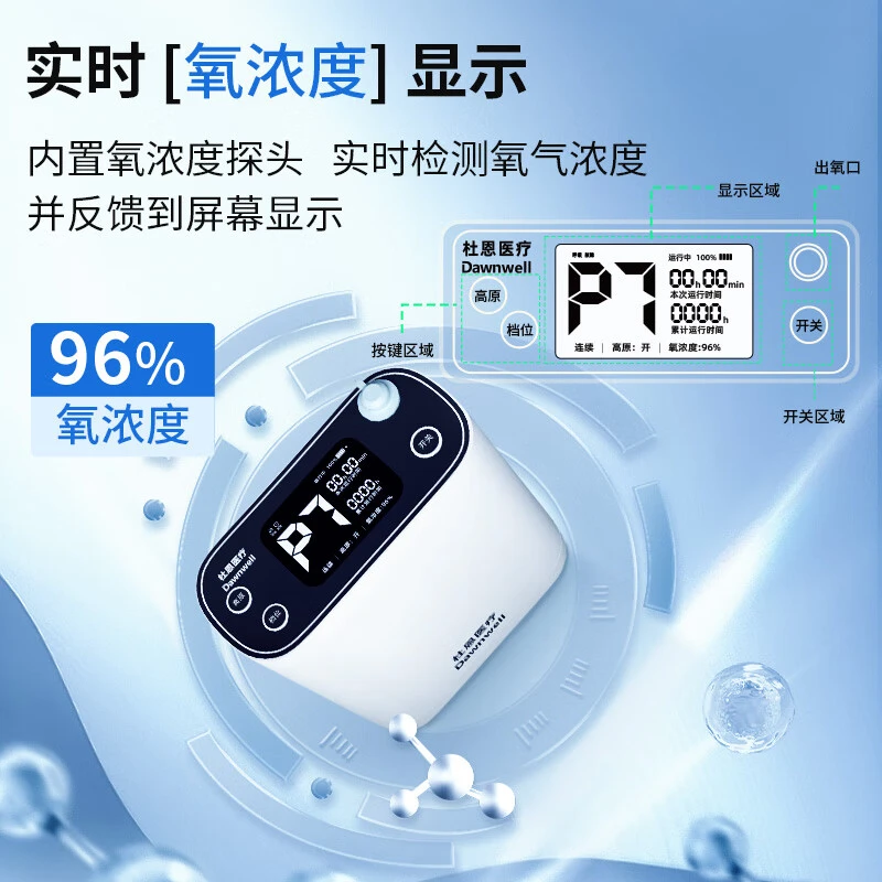 杜恩医疗便携式制氧机配件座充车充充电线