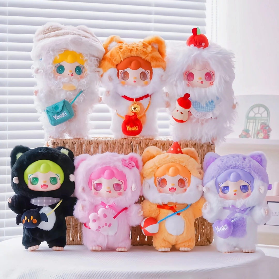 【拆盒】Yooki氧氧二代-喵喵幼儿园盲盒开学啦毛绒系列潮流玩具