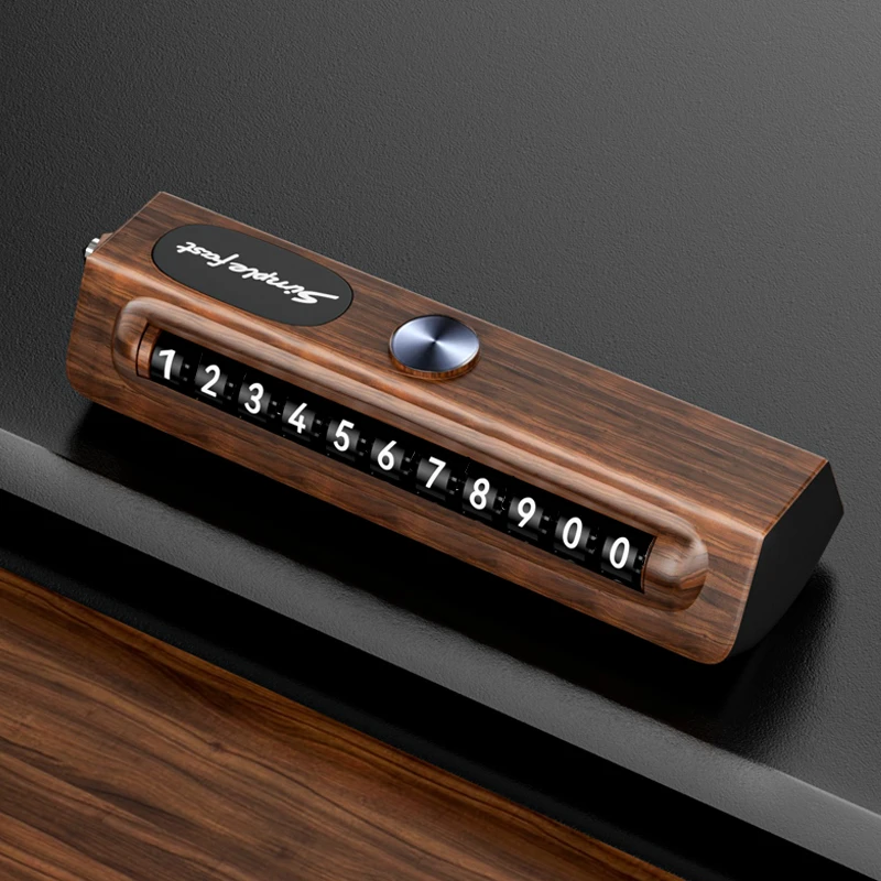 车载临时停车移车牌手机电话挪车号码牌摆件车内留号破窗器安全锤