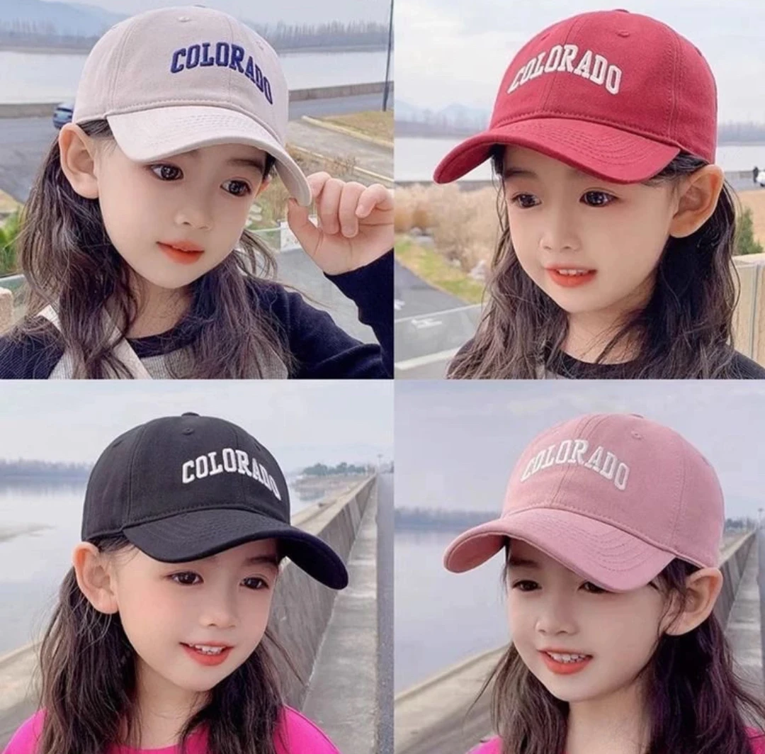 儿童帽子春秋时尚百搭女童鸭舌帽洋气韩版遮阳棒球帽男孩太阳帽潮