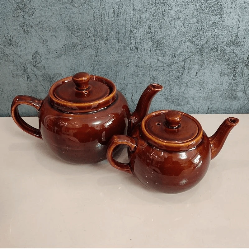 陶瓷油壶泡茶壶酱油醋壶油罐调味瓶易洗耐温老式家用饭堂厨房带盖