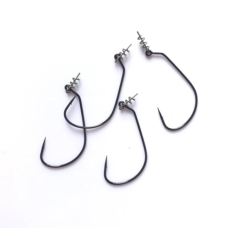 路亚大表哥 路亚曲柄钩日本OWNER欧纳同款 自锁式防脱软饵 软虫钩