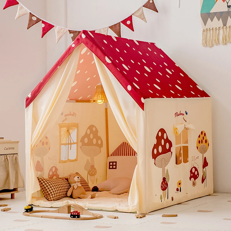 小斑鸠室内儿童帐篷小屋女孩男孩小朋友玩具屋游戏室过家家小房子