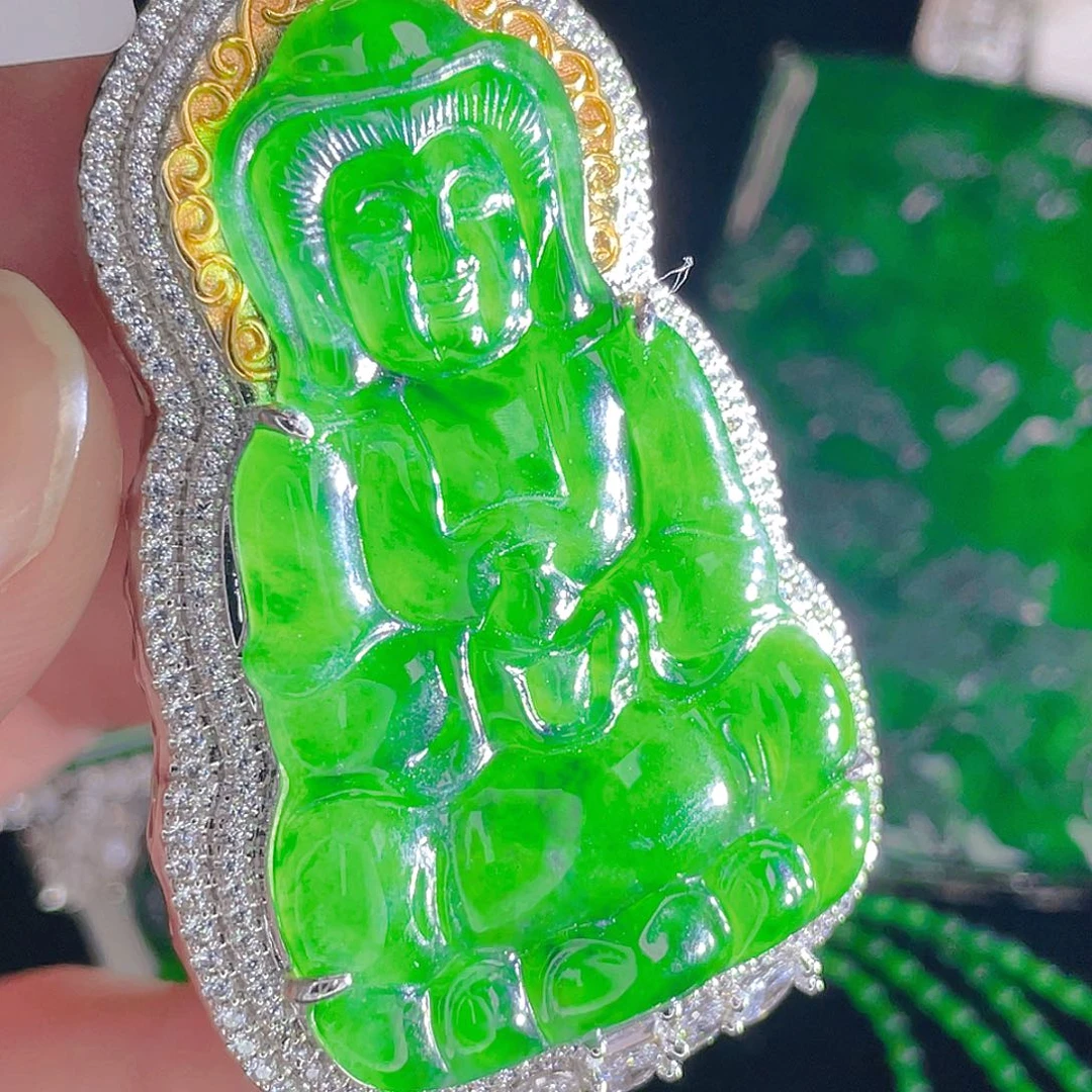 翡翠颈饰未镶嵌59,
