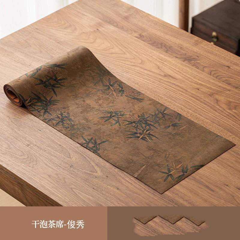 云纱2米*28干泡大号茶席俊秀茶周边类目茶道零配