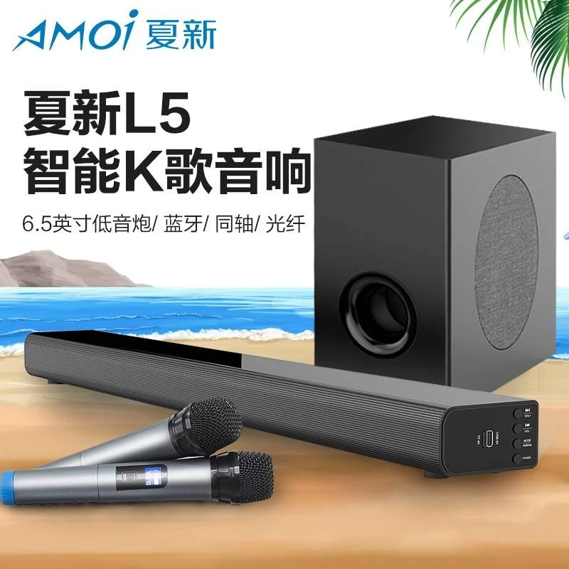 Amoi/夏新L5电视音响回音壁5.1家庭影院家用K歌音响客厅低音炮