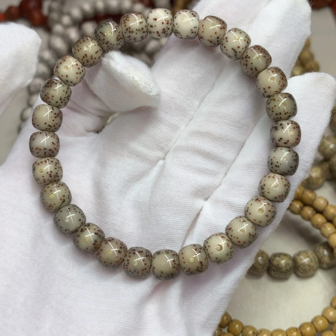 星月菩提吊坠8×7糯冰小冰糖