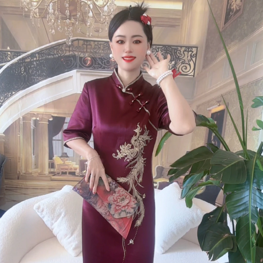 喜婆婆喜妈妈婚礼礼服国风