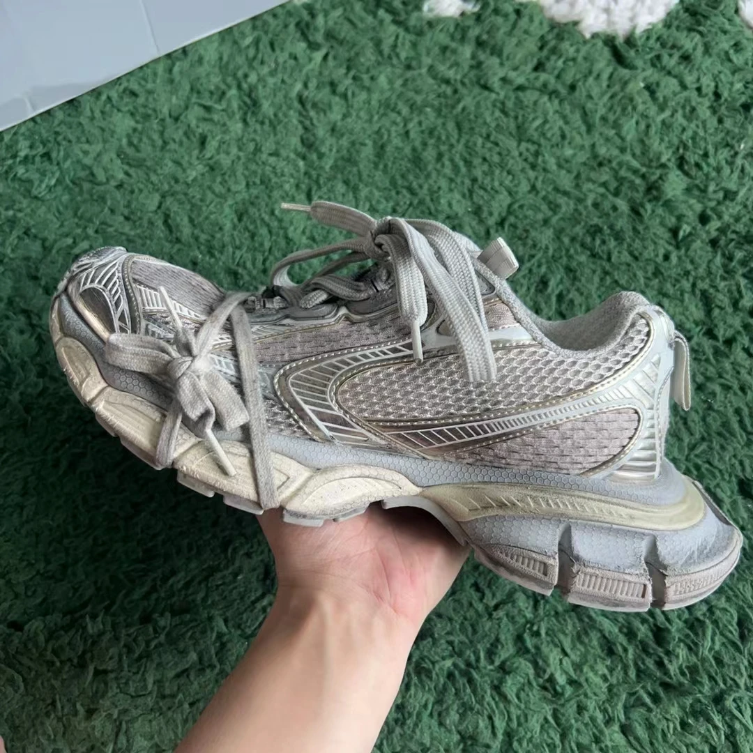 41码/Balenciaga 3xl灰白老爹鞋/原盒95新好成色/公价5969