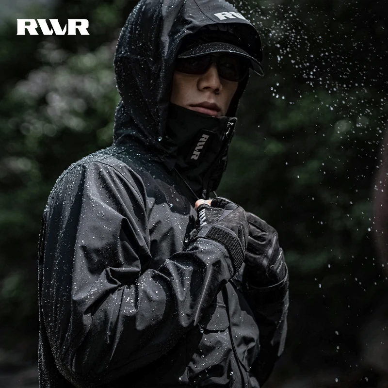 23款RVVR冲锋衣黑武士二代硬壳外套户外钓鱼防风防雨