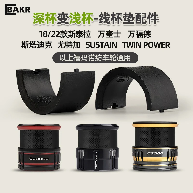 BAKR纺车轮线杯垫深杯改浅杯斯泰拉万福德万奎士纳西赛多纳