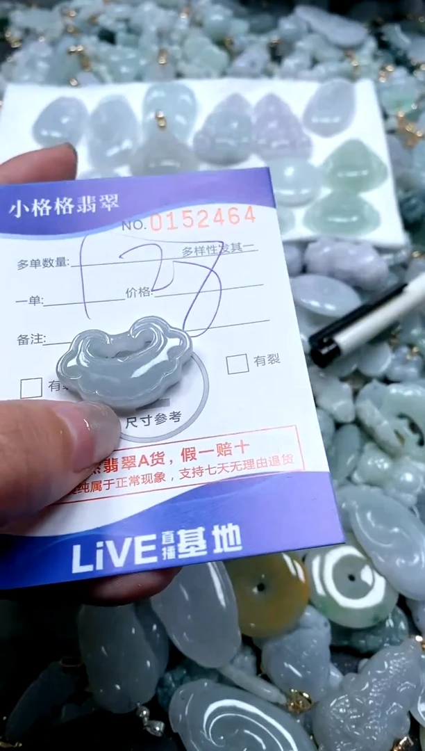 【闪购商品】翡翠颈饰未镶嵌直播闪购0152464