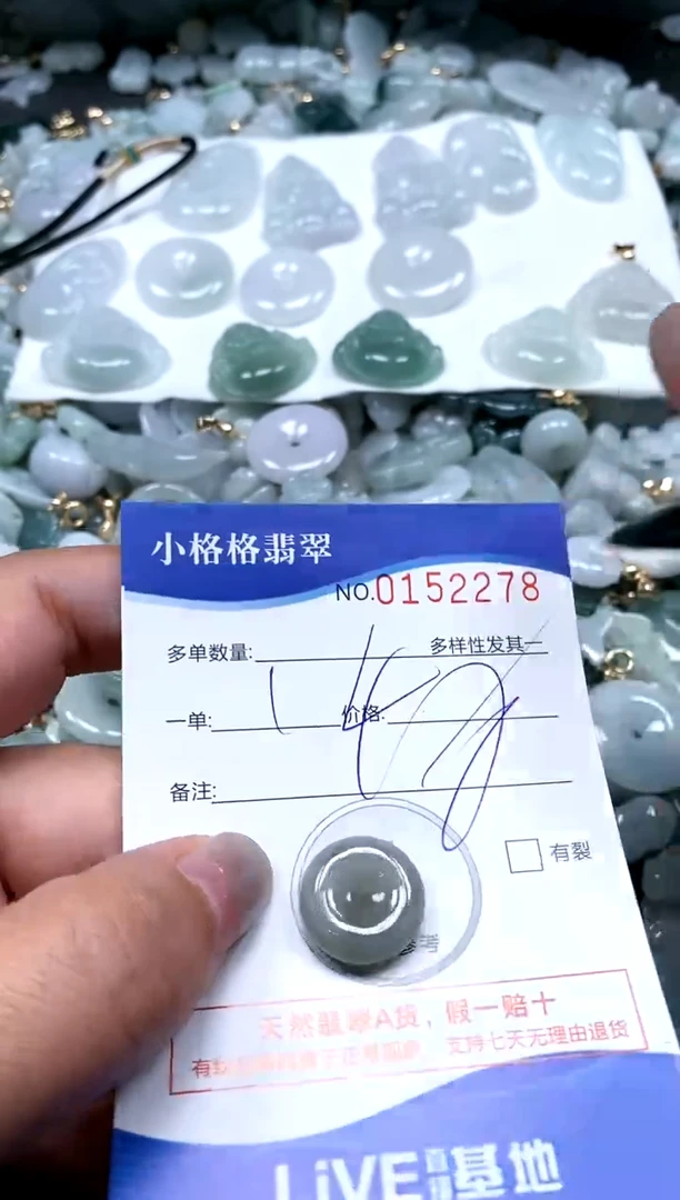 【闪购商品】翡翠颈饰未镶嵌直播闪购0152278