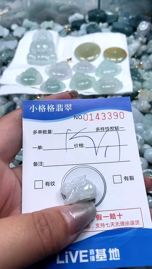 【闪购商品】翡翠颈饰未镶嵌闪购商品0143390