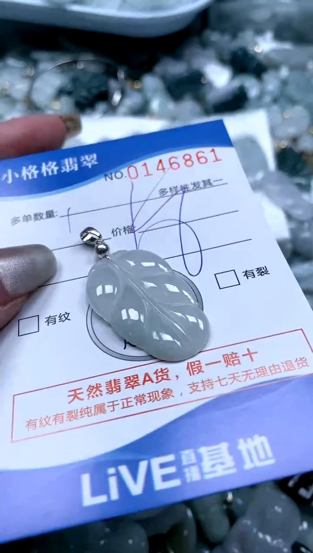 【闪购商品】翡翠颈饰未镶嵌直播闪购0146861