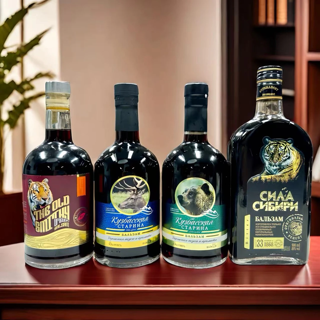 【俄品优选】俄罗斯进口巴液喝里史密斯远东虎头酒草本浸泡配制酒