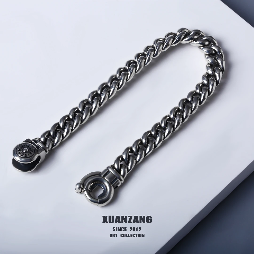 925银银制品 【玄藏】彭湃 全银版 手链 PP00002