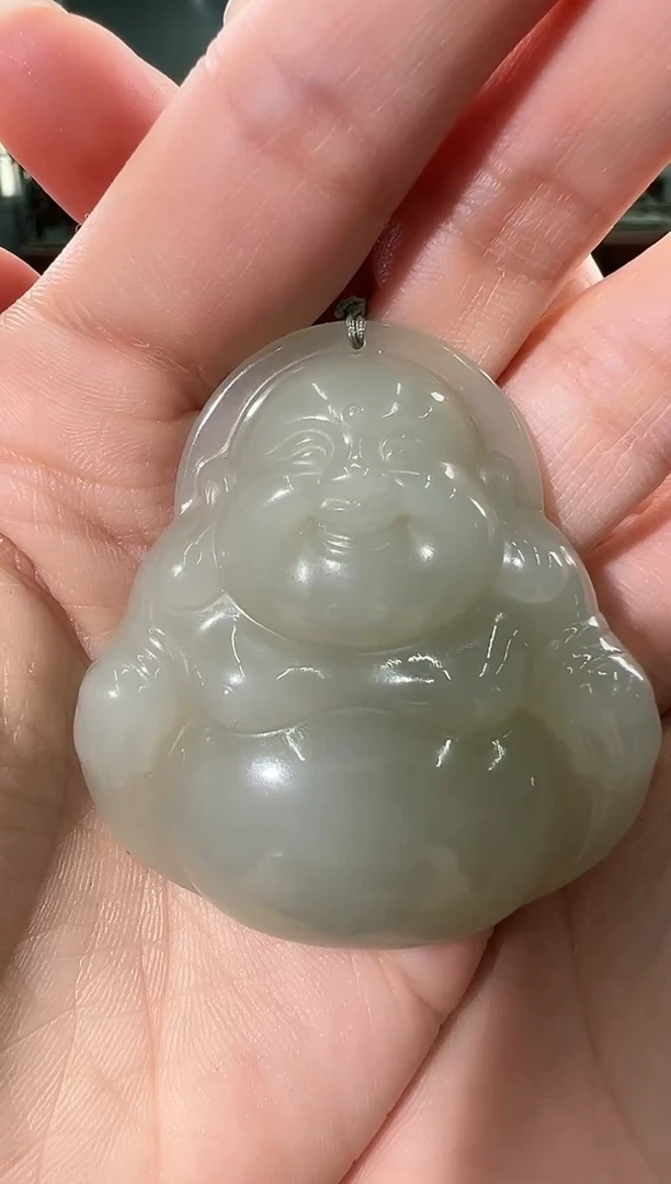 【闪购商品】和田玉吊坠(赠链)未镶嵌佛公(多样性发货发其一)