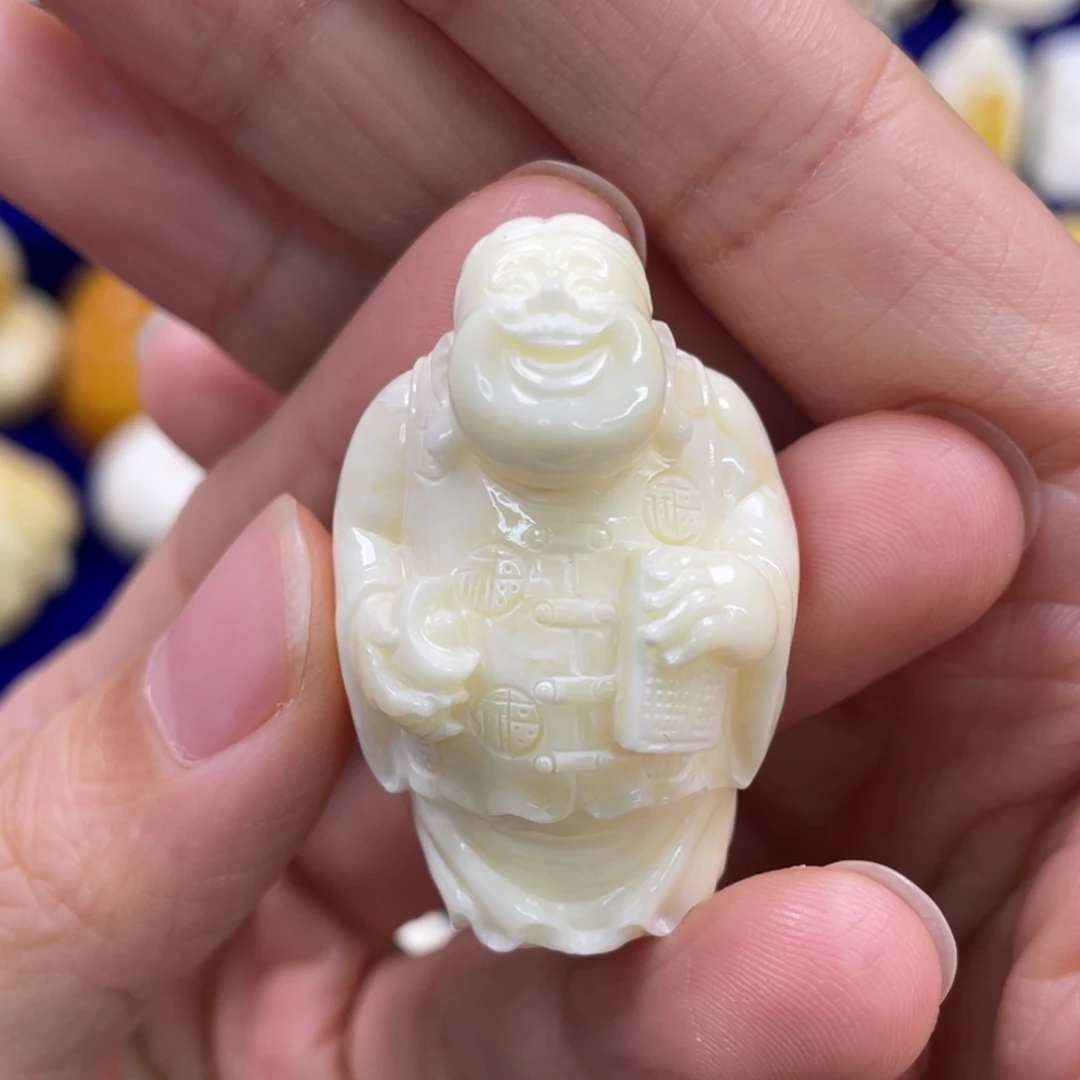 蜜蜡裸石未镶嵌琥珀蜜蜡雕刻件