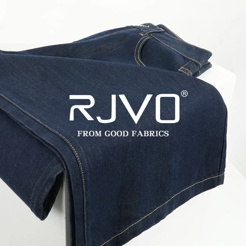 RJVO丹宁色复古垂感牛仔裤女