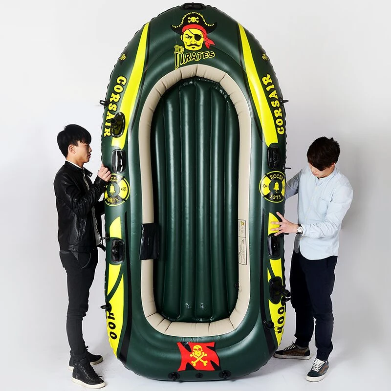 皮划艇冲锋舟充气便捷稳定钓鱼船加厚钓鱼充气船耐用娱乐橡皮艇