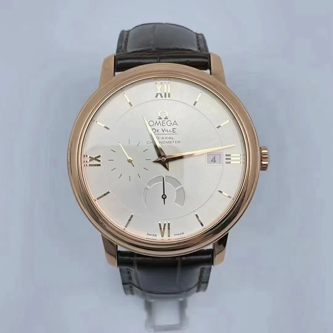 95新 欧米茄 欧米茄金蝶飞424.53.40.21.02.001全套40mm动储款