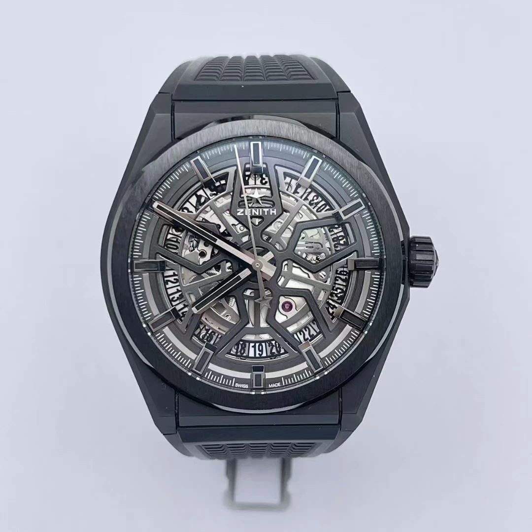 99新 Zenith/真力时 真力时DEFY49.9000.670/全套22年黑陶瓷41mm