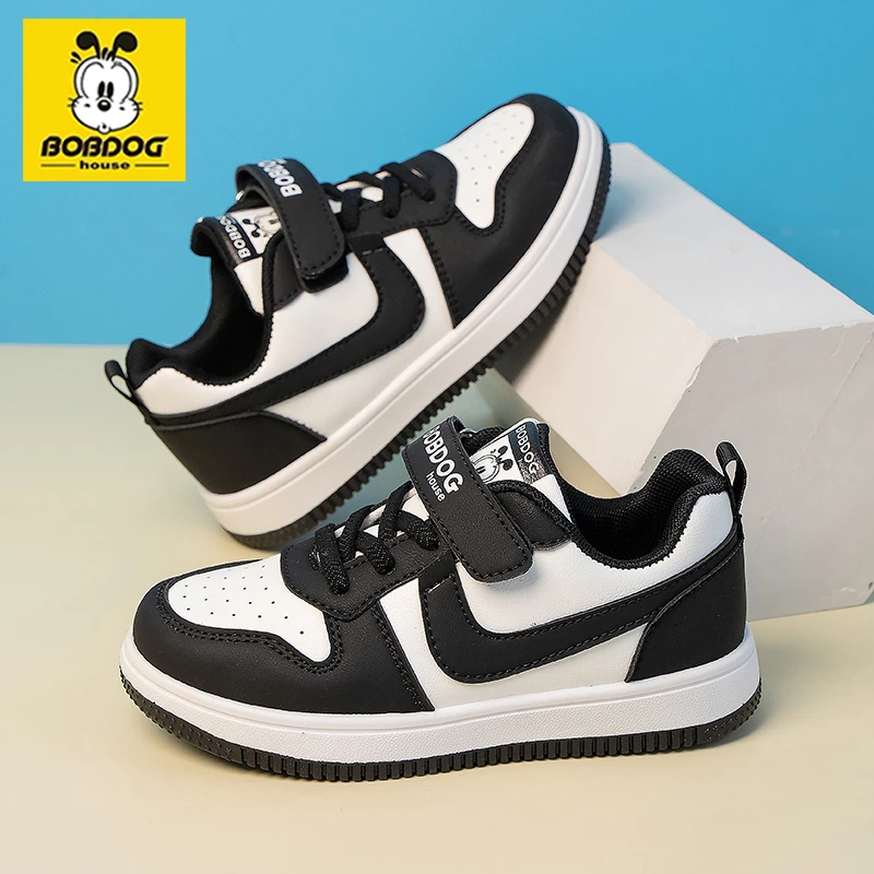 BOBDOGHOUSE春秋儿童鞋子男童帅气百搭板鞋