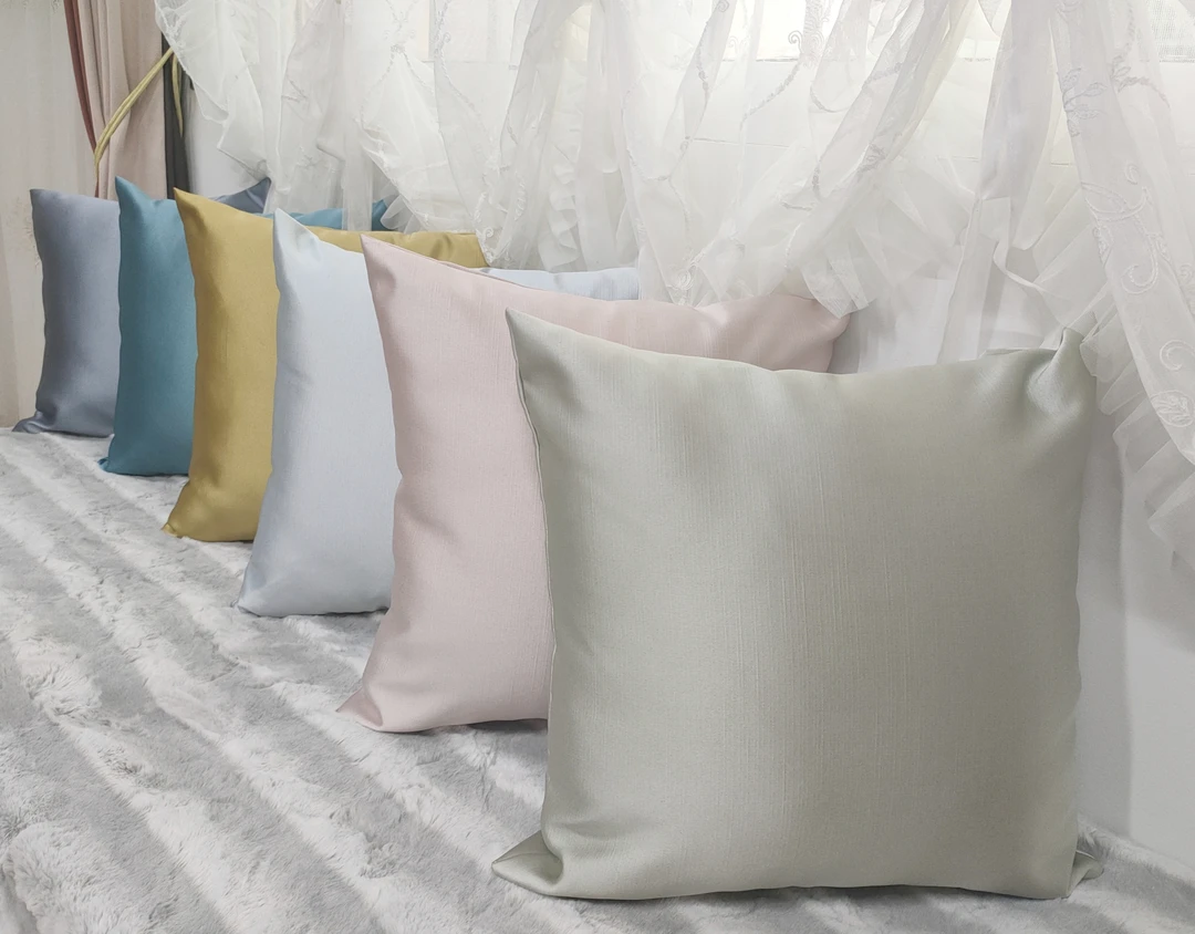 轻奢抱枕纯色抱枕套沙发客厅靠垫套床头靠背垫简约INS风