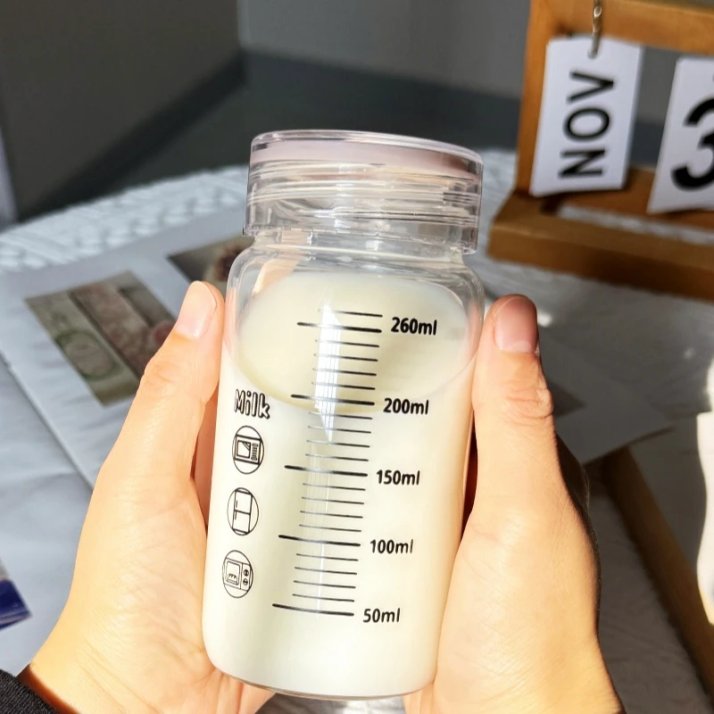 玻璃杯女生便携外带牛奶咖啡杯耐热防爆刻度高颜值水杯办公室杯子
