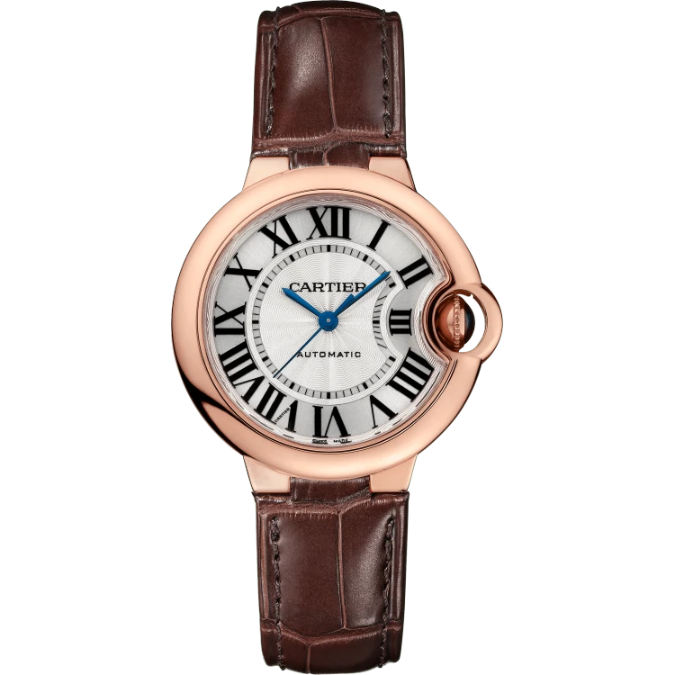 95新 Cartier/卡地亚 蓝气球W6920097/机械女表33mm/