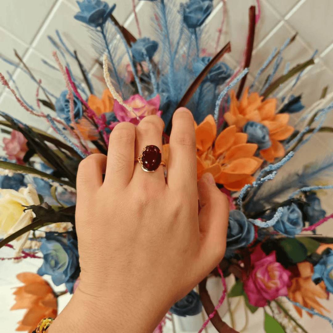 铜合金合成锆石戒指 诗美恋 كەھرىۋا