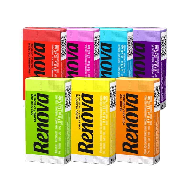 Renova葡萄牙家用孕妇清新留香果手帕纸面巾纸便携式随身装6包